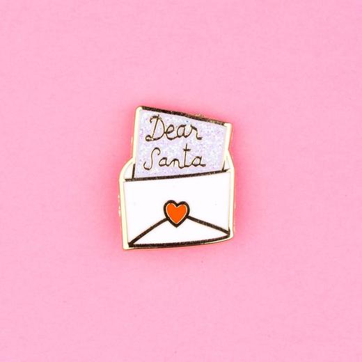 北京仓｜Coucou Suzette-Cosy Winter-圣诞老人的信 胸针［法国设计师］ 商品图0