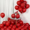 双层石榴红气球50个结婚气球婚房装饰红色双层加厚防爆浪漫喜庆婚庆宴请宝石榴红色庆典喜事布置 商品缩略图0