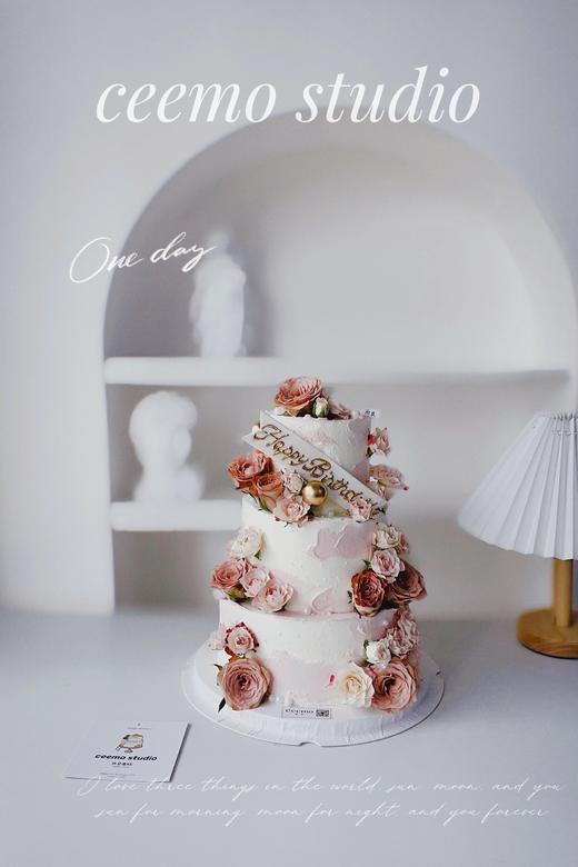 三层  鲜花蛋糕 商品图5