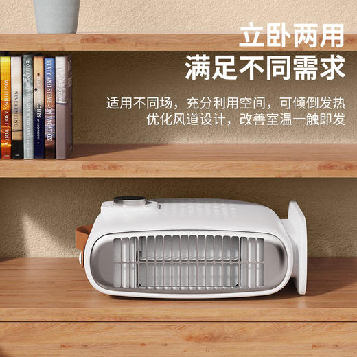 【桌面取暖器】新款冬季小型家用桌面取暖热风扇 迷你便携式电暖器宿舍暖风机 商品图3