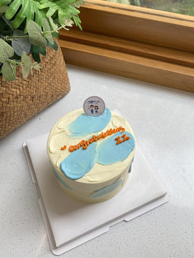 四寸简洁奶油蛋糕 下单前请仔细阅读商品详情