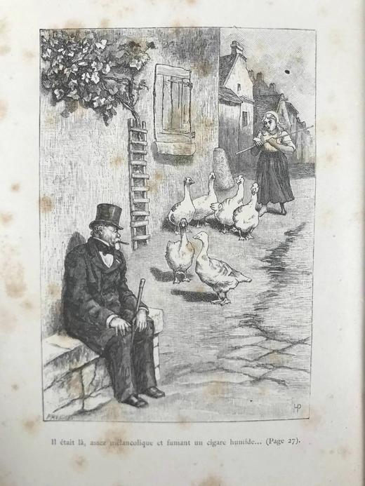 【法语】约20世纪早期 弗朗索瓦·科佩故事与随笔集 150幅精美插图 漆布精装16开 商品图3