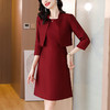 时尚洋气缎面两件套流行修身套裙AHM--ess9191 商品缩略图0