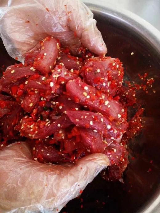 生态牛肉干巴 | 接单现做 1周内发货 | 精选黄牛肉 | 纯手工炭火制作 嚼劲十足 | 基地直发包邮 * Ecological Beef Jerky 商品图7