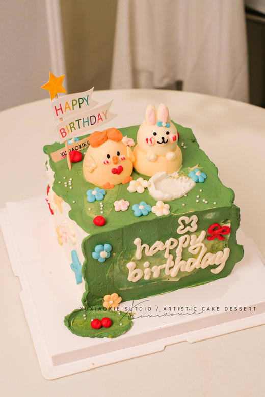 我和我的动物朋友们·方型蛋糕～小动物可以换哦～需要提前3天预定 商品图2