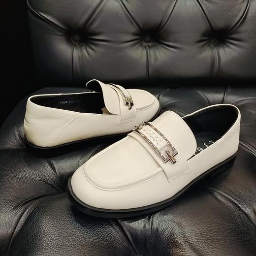 LFGJ  13204 真皮平跟休闲金属装饰乐福鞋 商品图11