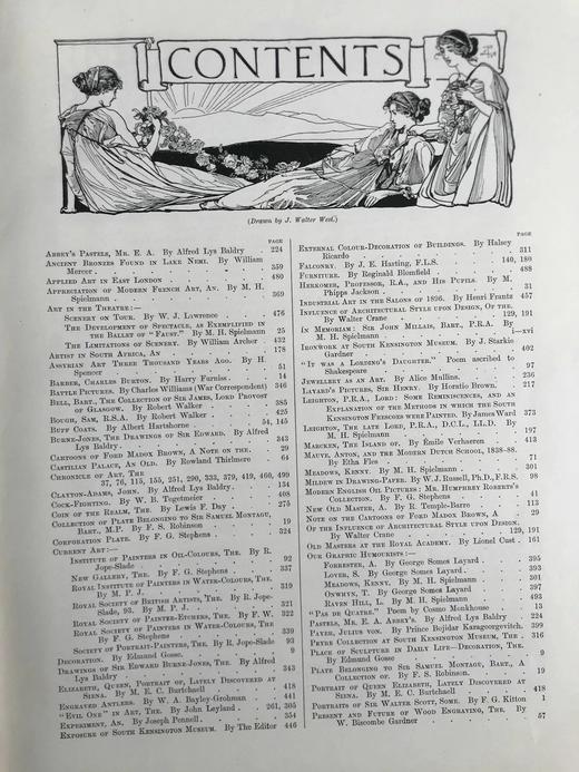 1896年 艺术杂志 数百幅版画插图 真皮精装大16开 商品图4