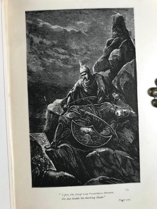 约19世纪后期 托马斯·摩尔诗集 约6幅版画插图 漆布精装32开 商品图8