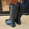 LFGJ  14630 粗跟长筒靴显瘦真皮增高骑士靴 商品缩略图2