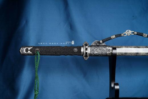 三希堂  乌骓系列  古铁仙扇唐剑  未开刃 商品图2