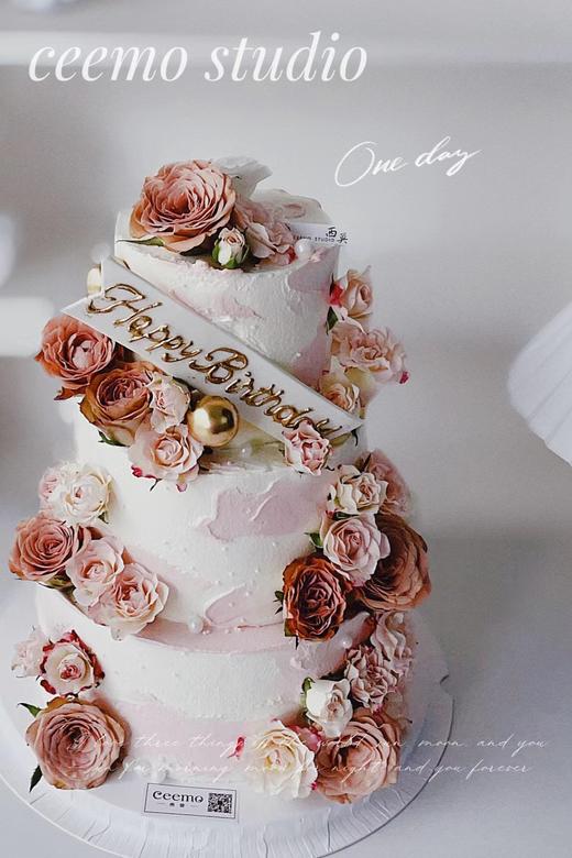 三层  鲜花蛋糕 商品图4