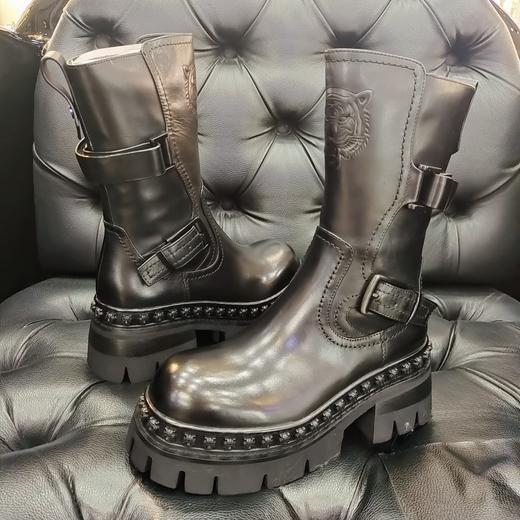 LFGJ  14803  圆头厚底虎头马丁靴 商品图2