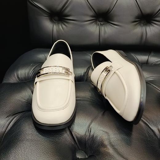 LFGJ  13204 真皮平跟休闲金属装饰乐福鞋 商品图8