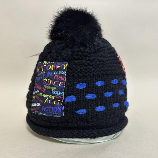 快乐狐狸 actionfox 冬季羊毛加绒滑雪帽633-4413 商品图1