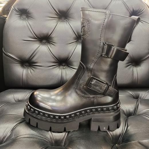 LFGJ  14803  圆头厚底虎头马丁靴 商品图1