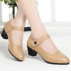 2022新款女中跟粗单皮鞋KQ-WCJ306 商品缩略图0
