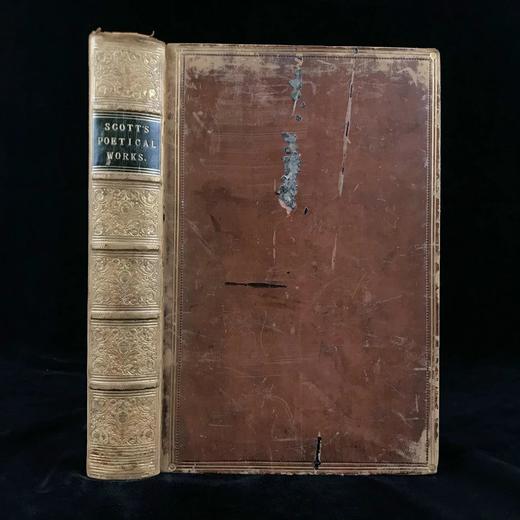1851年 司各特诗集 全真皮精装16开 商品图0