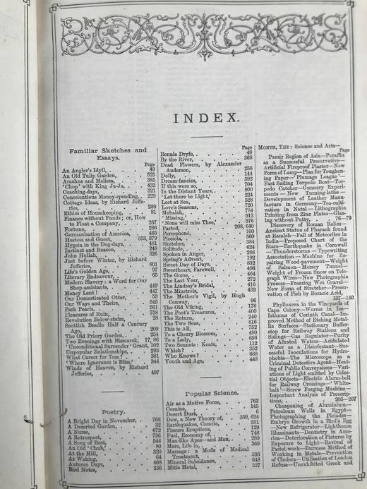 1886年 钱伯斯大众文学科学与艺术杂志 真皮精装16开 商品图3