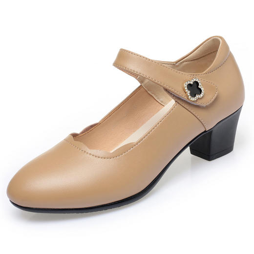 2022新款女中跟粗单皮鞋KQ-WCJ306 商品图4