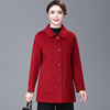 HXXA2065 双面羊绒大衣女短款2022年新款宽松双面呢妈妈秋冬新款羊毛呢外套 商品缩略图2