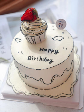 简洁纸杯奶油蛋糕 下单前请仔细阅读商品详情