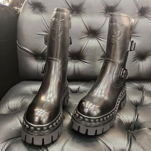 LFGJ  14803  圆头厚底虎头马丁靴 商品图5