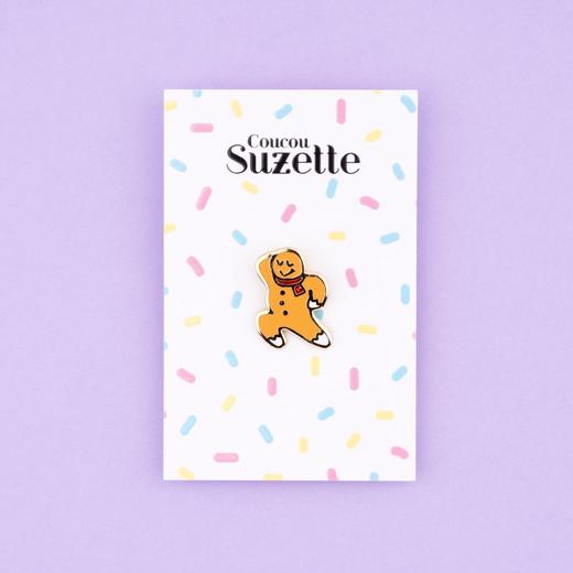 北京仓｜Coucou Suzette-Cosy Winter-姜饼人 胸针［法国设计师］ 商品图2