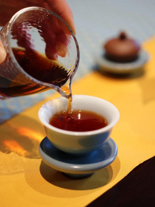 2022琥珀光熟茶  形如玉牌 色如琥珀 轻发酵 石昆牧老师定制 商品图6