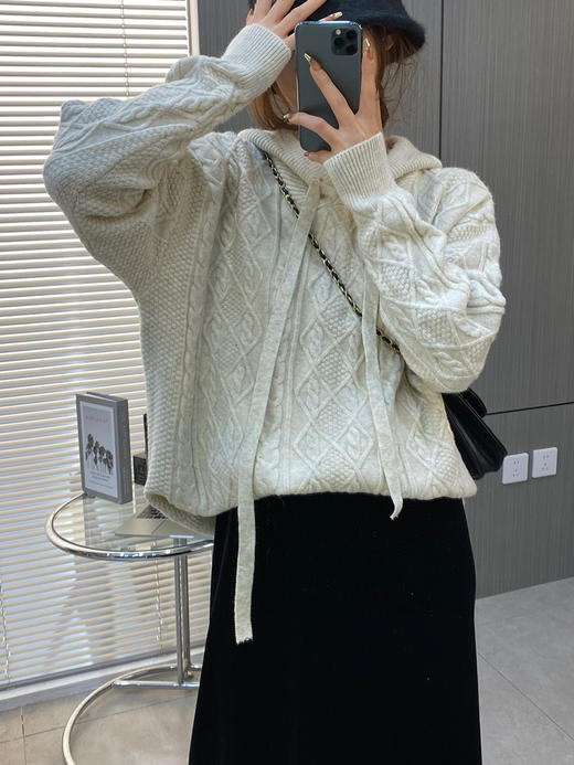 独家韩定麻花连帽 商品图5