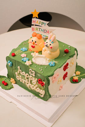 我和我的动物朋友们·方型蛋糕～小动物可以换哦～需要提前3天预定