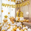 金色香槟ins风生日快乐气球派对party装饰布置成人礼告白周岁汽球布置背景墙1套需要备注2个需要的数字 商品缩略图1