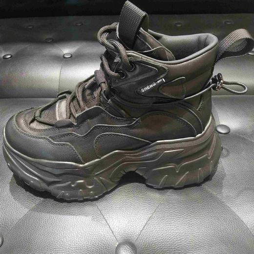 LFGJ 14634牛皮纯色超轻老爹腕靴 商品图1