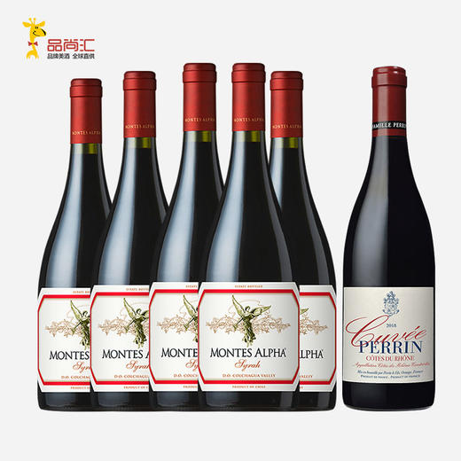 【蒙特斯】欧法系列*5瓶+佩兰特酿AOC干红*1瓶 商品图0