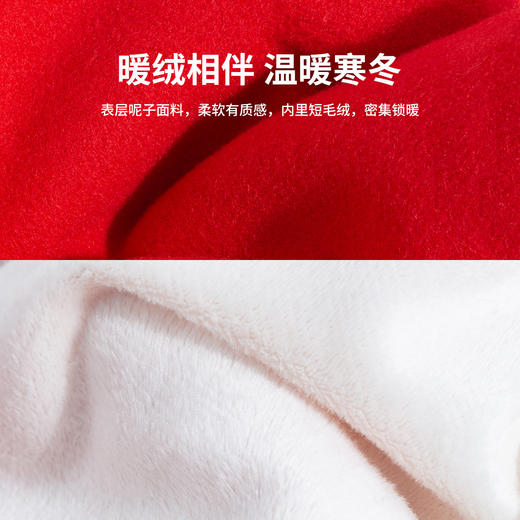 【商场同款】迪士尼童装新款秋冬加绒新春贺岁保暖可爱两件套214DT0066 商品图3