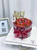 happy birthday红丝绒围边水果造型蛋糕 商品缩略图1