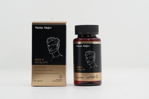 【效期25年9】MAMA MUJER MEN'S VITALITY 60S 黑金刚 黑金傲斯曼 男性耐力片60粒装 1/3瓶可选 Mama mujer保税仓发货 MMMJ 商品图1