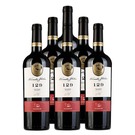 天鹅庄智利原瓶进口干红葡萄酒 750mL 大师精选129美乐干红 商品图5