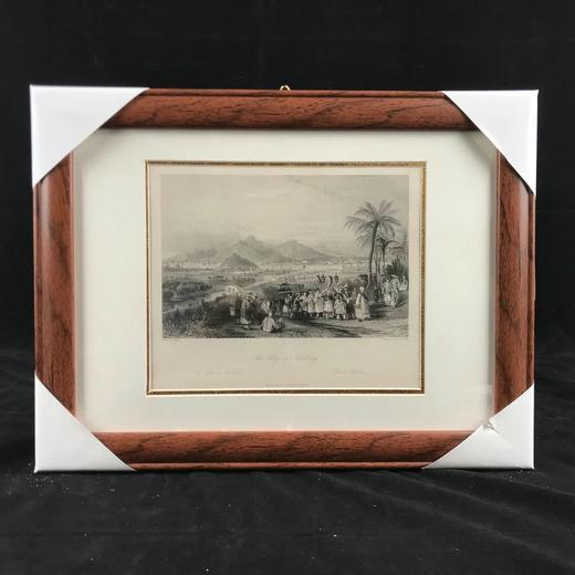 19世纪中华帝国古老风光建筑与社会版画 带装裱 12款可选（I系列） 商品图7