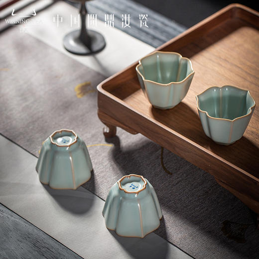 问鼎汝瓷天青辛丑葵堇杯 商品图1