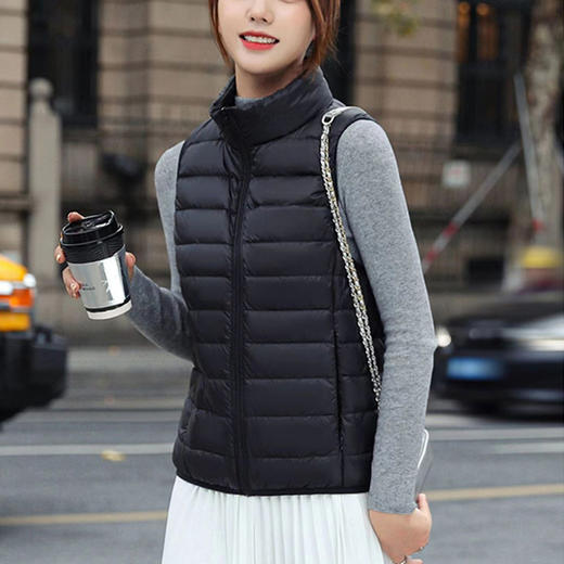 裁缝学苑AQ134轻薄羽绒背心女修身短款新款马甲纸样女装服装打板 商品图1