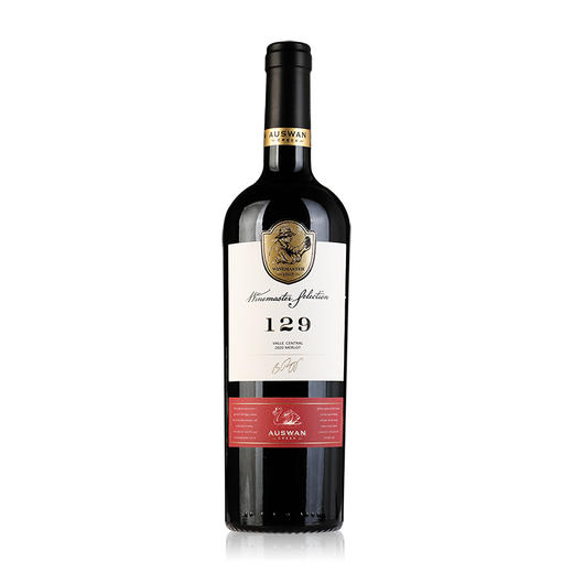 天鹅庄智利原瓶进口干红葡萄酒 750mL 大师精选129美乐干红 商品图0