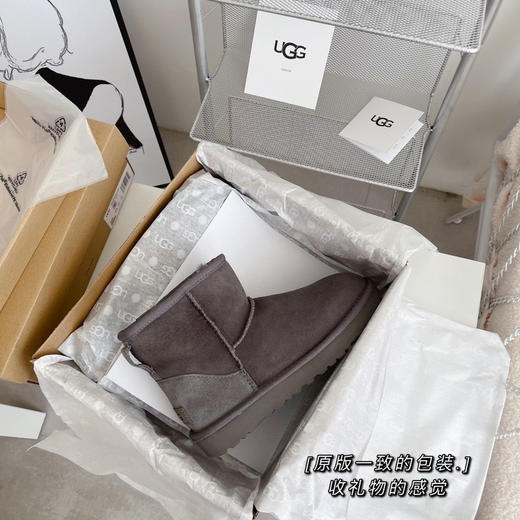 迷你经典短靴2.0-灰色 商品图1