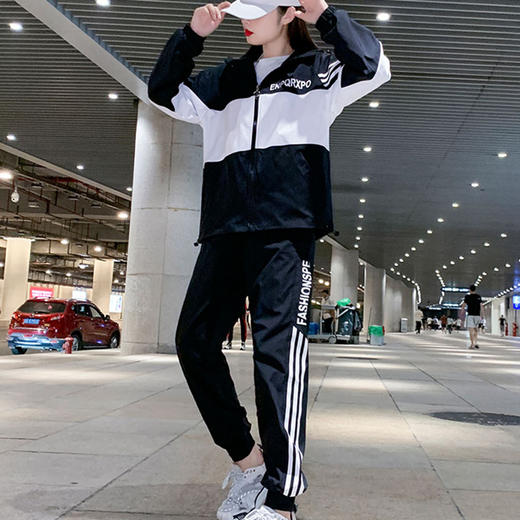 裁缝学苑AQ133 运动服套装新款卫衣纸样女装卫裤子衣服样板裁剪图 商品图3