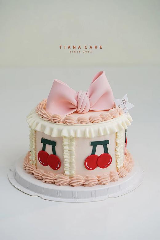 【翻糖款】樱桃蝴蝶结 商品图1