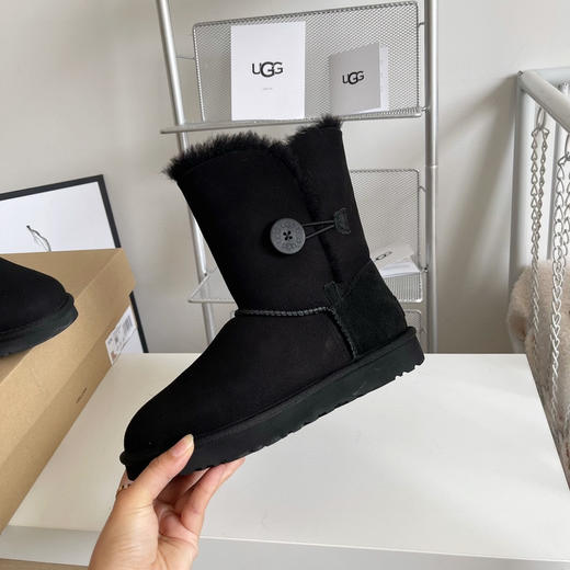 贝莉纽扣2.0 中筒-黑色 商品图0