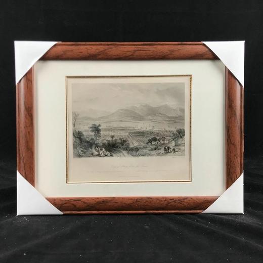 19世纪中华帝国古老风光建筑与社会版画 带装裱 12款可选（O系列） 商品图9