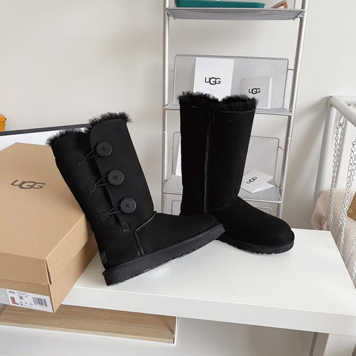 贝莉纽扣高筒2.0 -黑色 商品图4