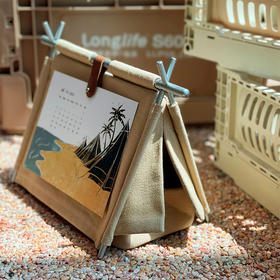 今日露营2023年日历原创diy手工创意版画记事摆件收纳台历可定制