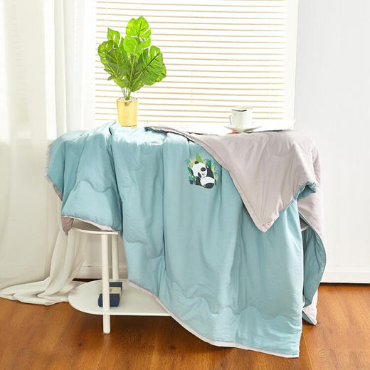 金丝莉（KINTHERI）  竹香水洗被 天蓝色 商品图1