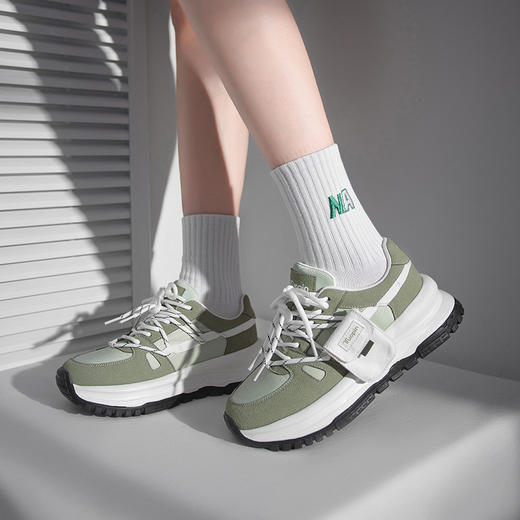 「鮀品新款！露营绿阿甘鞋」鮀品秋冬季女鞋 小众设计休闲运动女鞋 商品图2